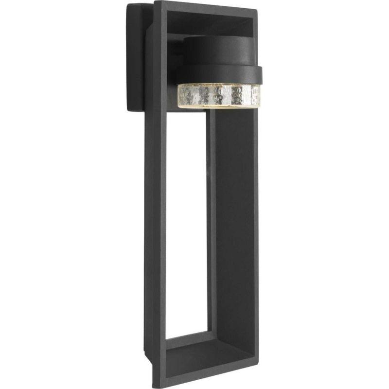 Progress Lighting Z-1010 Outdoor Wall Light, 1-Light, Architectural Bronze, Seeded Glass Shade