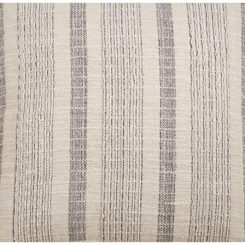 Saro Lifestyle Table Runner With Striped Woven Design