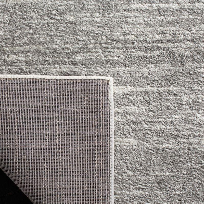Adirondack ADR113 Machine Made Indoor Area Rug - Ivory/Silver - 5'x5' - Safavieh