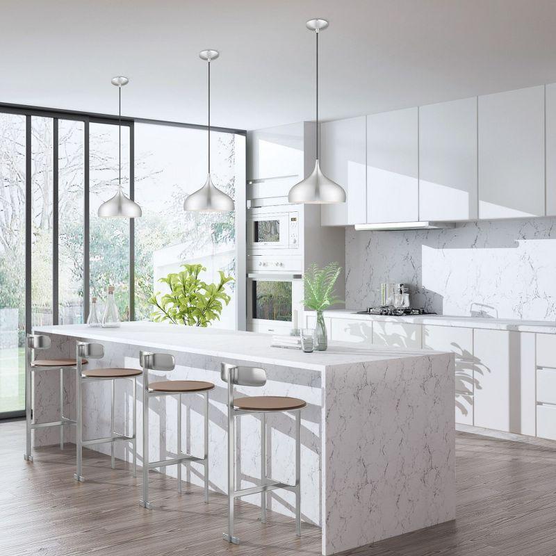 Livex Lighting Amador 1 - Light Pendant in  Brushed Aluminum