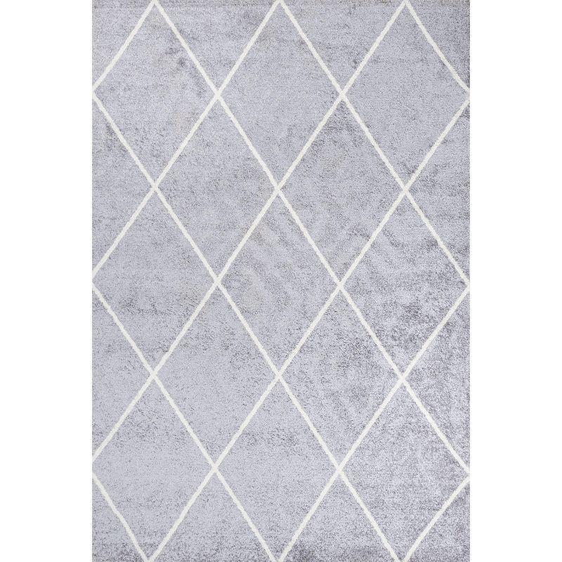 Cole Minimalist Diamond Trellis Area Rug