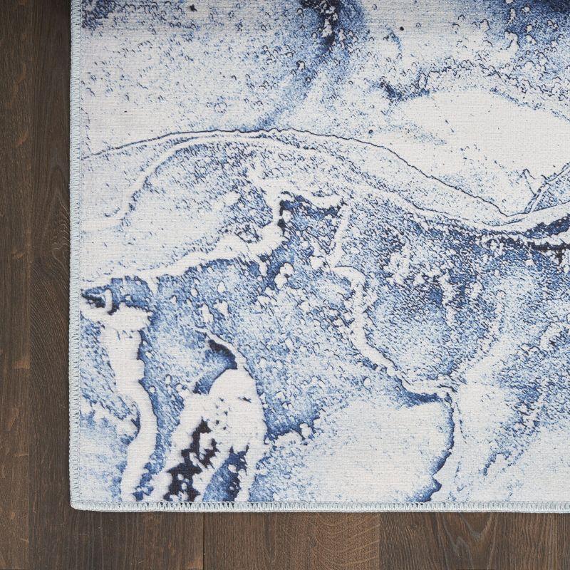 Inspire Me! Home Décor Daydream Marble Non-Slip Washable Area Rug