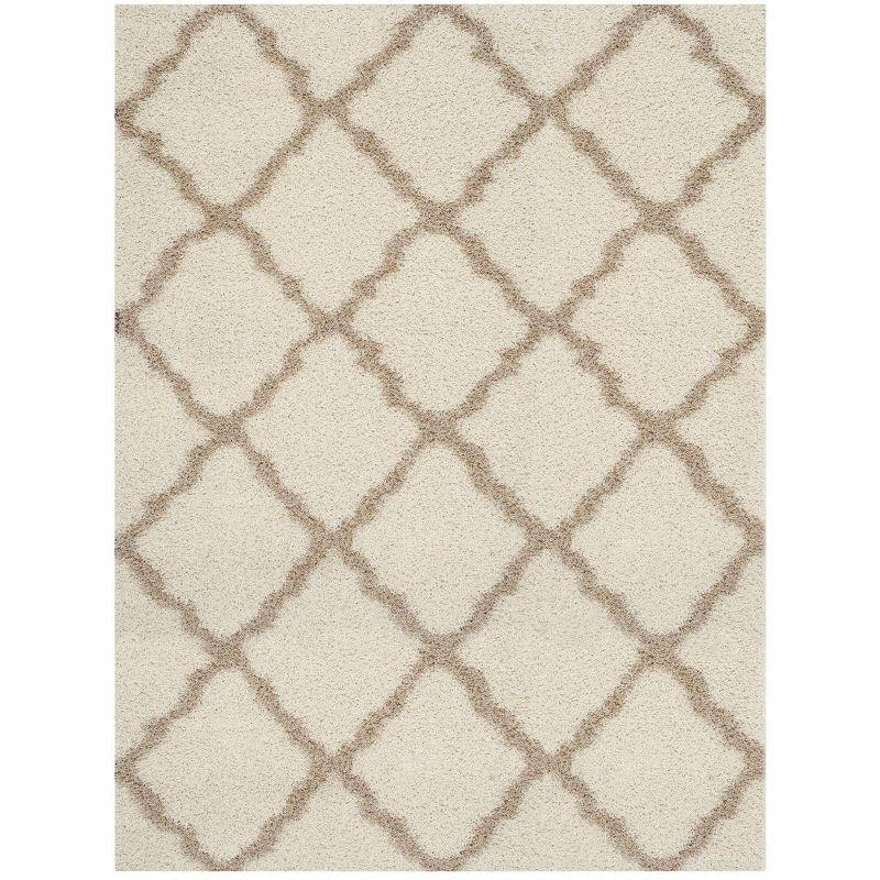 Dallas Shag SGD257 Power Loomed Indoor Area Rug - Ivory/Beige - 8'x10' - Safavieh.