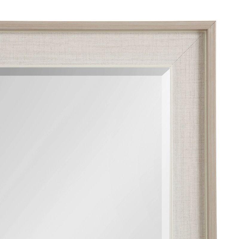 Kobert Rectangle Wall Mirror Natural - Kate & Laurel All Things Decor