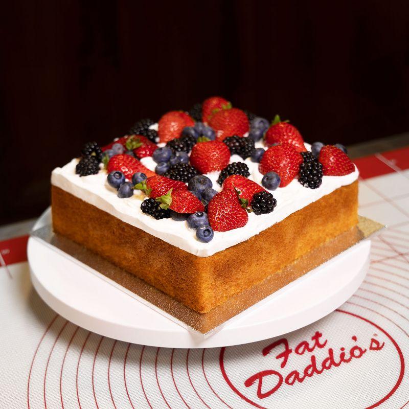 Fat Daddio's Anodized Aluminum Square Cake Pan Solid Bottom - 2" Deep -12"x12"x2"
