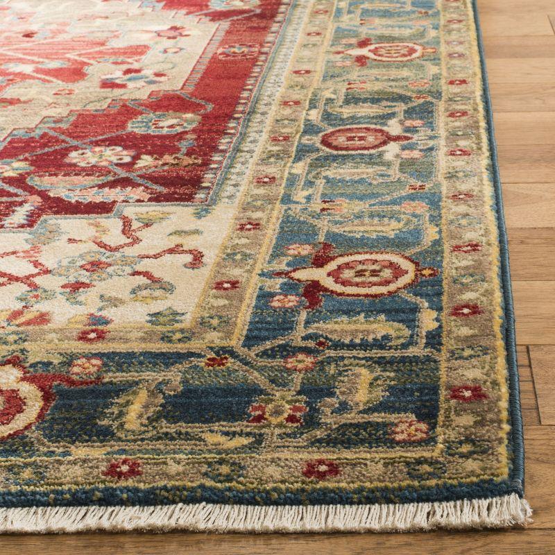 Kashan KSN306 Power Loomed Area Rug - Blue/Red - 8'x10' - Safavieh