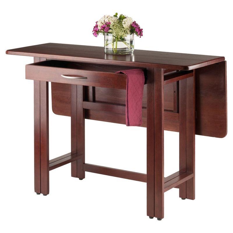 41.73'' Solid Wood Rectangular Folding Table