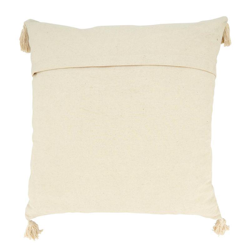 Tassels Cotton Throw Pillow