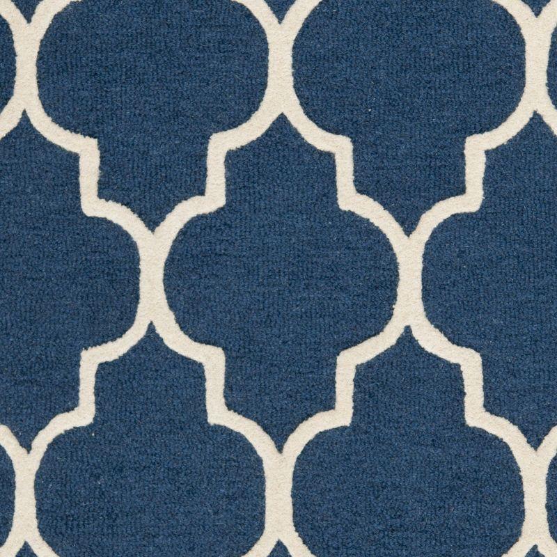 Cambridge CAM134 Tufted Indoor Area Rug - Navy/Ivory - 4'x6' - Safavieh