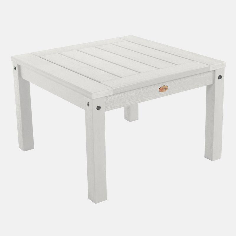 Highwood White Folding Adirondack Outdoor Side Table