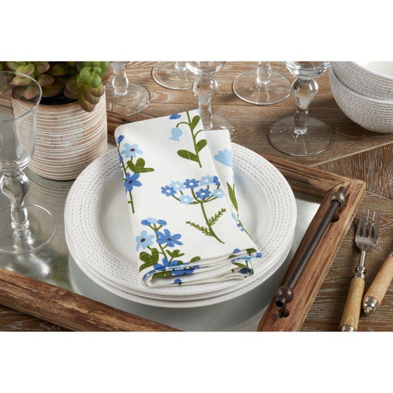 Seraphina Cotton Floral Square Napkin