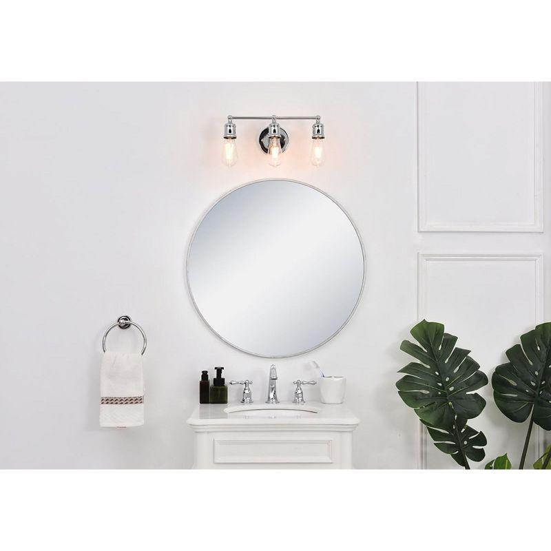 Elegant Lighting Serif 3 light chrome Wall Sconce