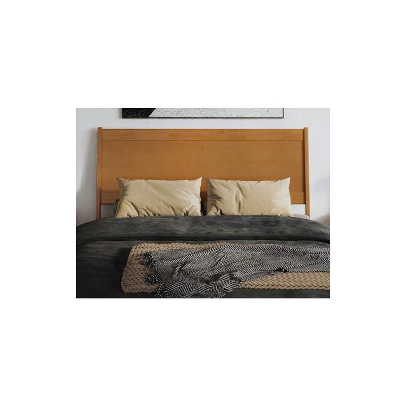 AFI Furnishings Casanova Queen Solid Wood Panel Headboard in White