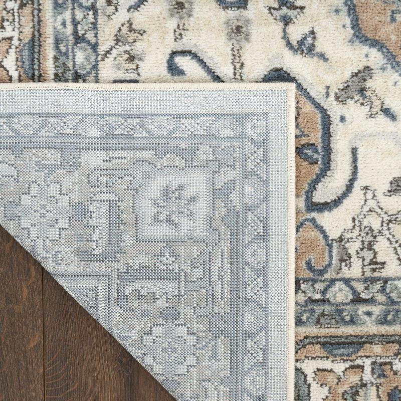 Nourison Concerto 2'2" x 10' Ivory Grey Taupe Vintage Indoor Rug