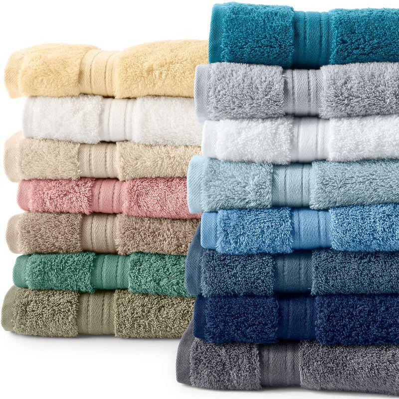 Lands' End Premium Supima Cotton Bath Towel - Dusty Blue