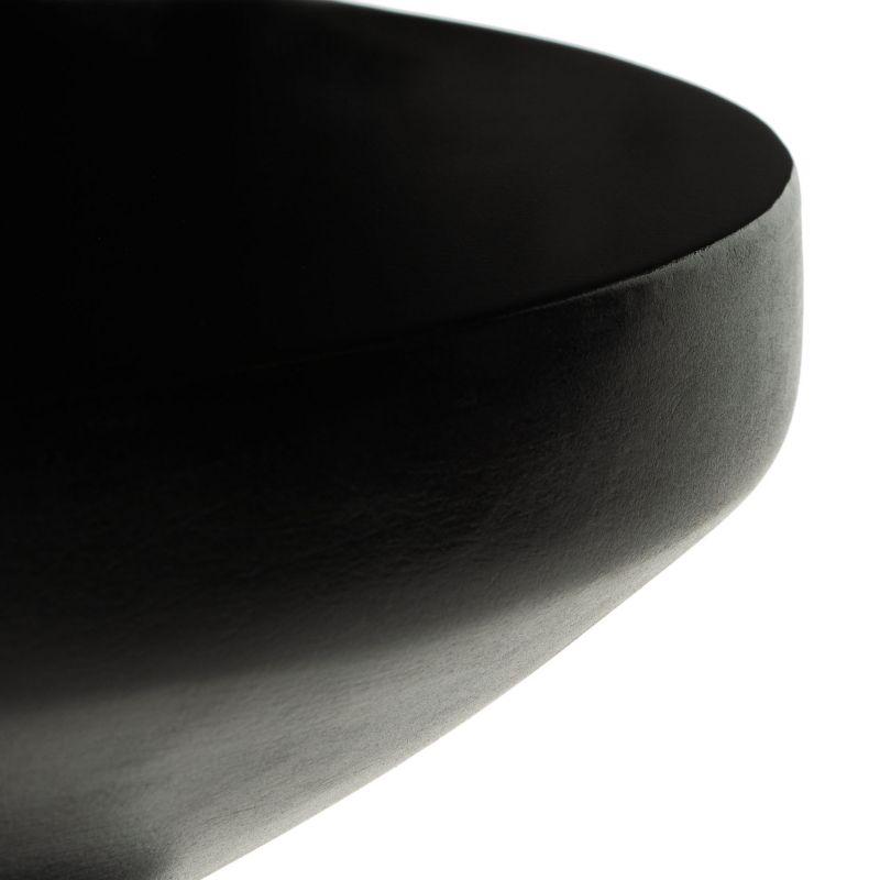 Benaya Concrete Accent Stool - Indoor/Outdoor - VNN1032 - Black - Safavieh