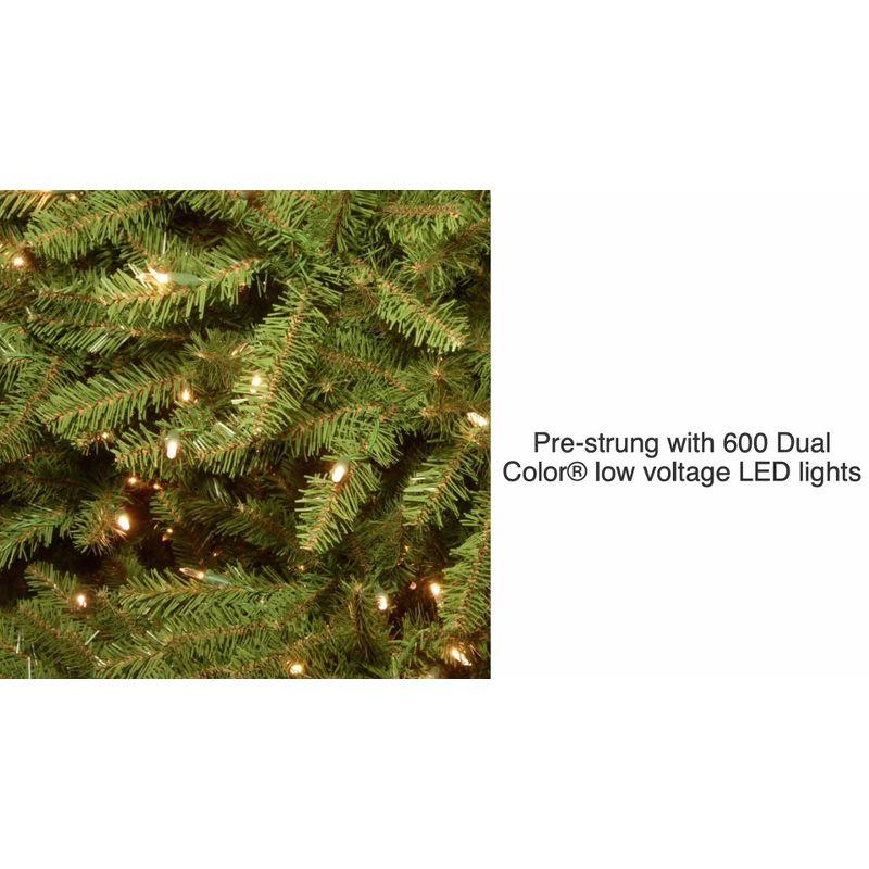 6.5ft Pre-lit Dunhill Fir Artificial Christmas Tree LED Dual Color Lights - National Tree Company