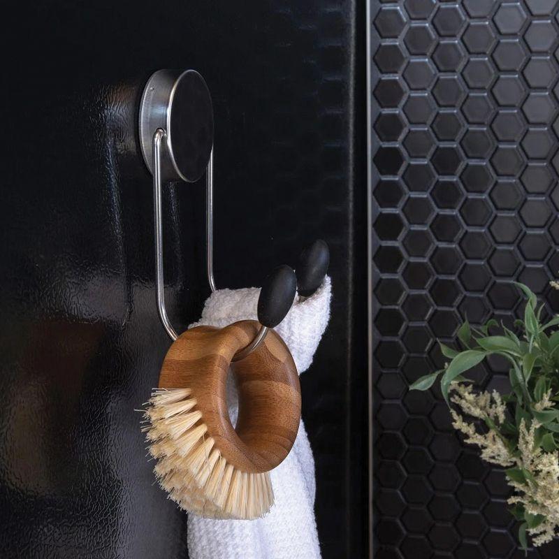Stainless Steel Magnetic Wall Mounted Hook Rack