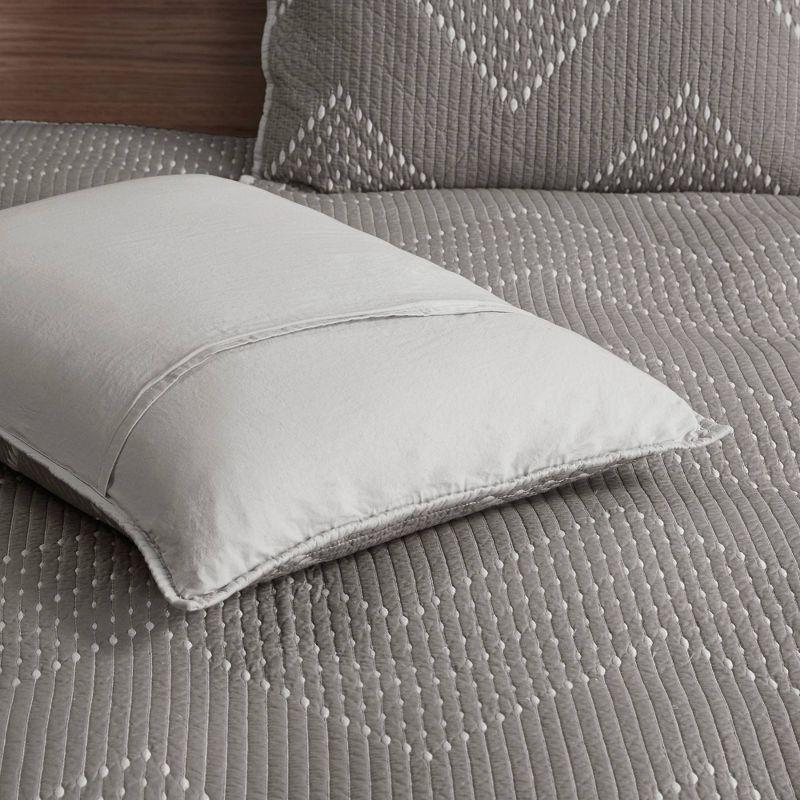 Pomona Cotton Embroidered Coverlet Set