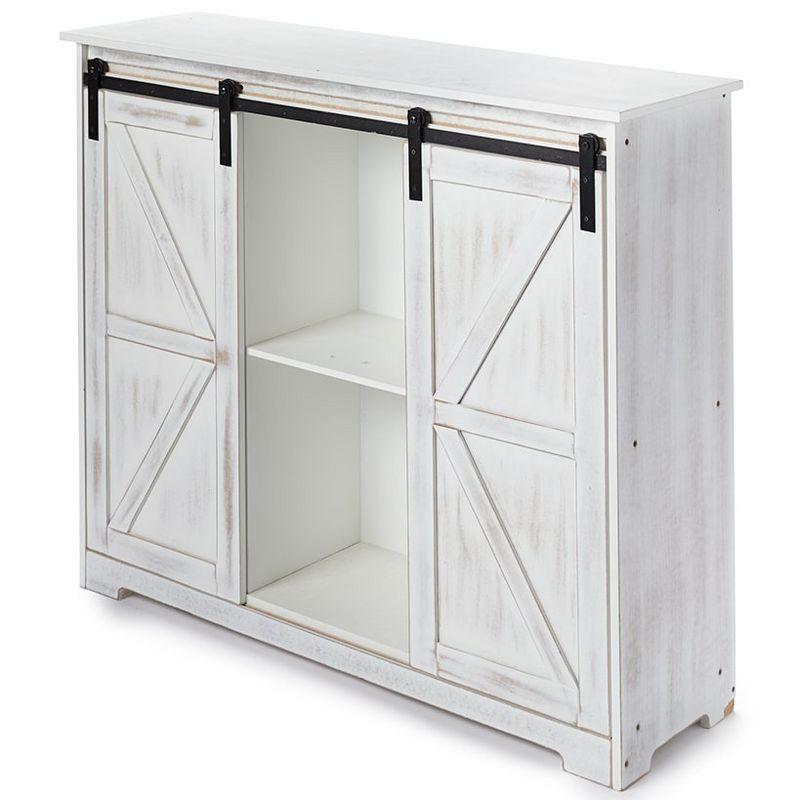 The Lakeside Collection Barn Door-Style Buffet Cabinets