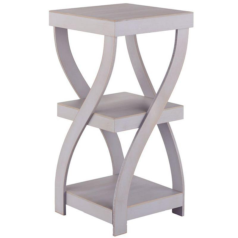 The Lakeside Collection Antique Finish Twisted Side Tables