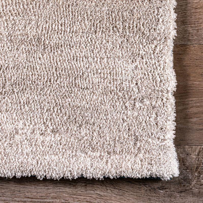 Nuloom Handmade Ombre Shag Shags Runner Indoor Area Rug - Turquoise 2' 6" x 8'