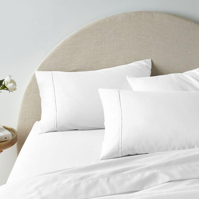 Color Sense Percale Weave Cool & Crisp Cotton Rich Sheet Set