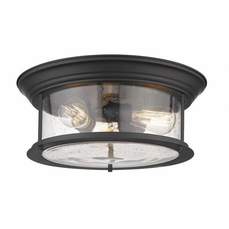 Z-Lite Sonna 3 - Light Flush Mount in  Matte Black