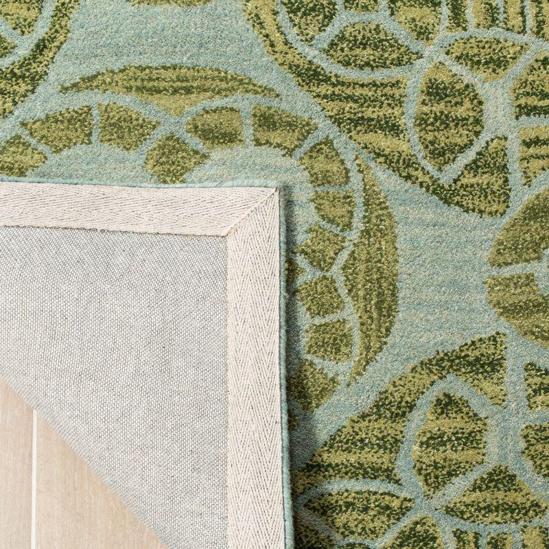 Wyndham WYD376 Hand Tufted Area Rug - Turquoise/Green - 8'9"x12' - Safavieh.