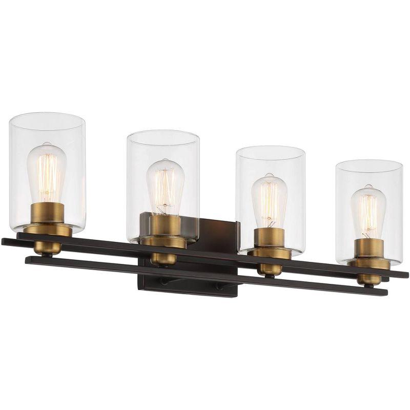 Bronze 30" Cylinder Direct Wired Electric Wall Light