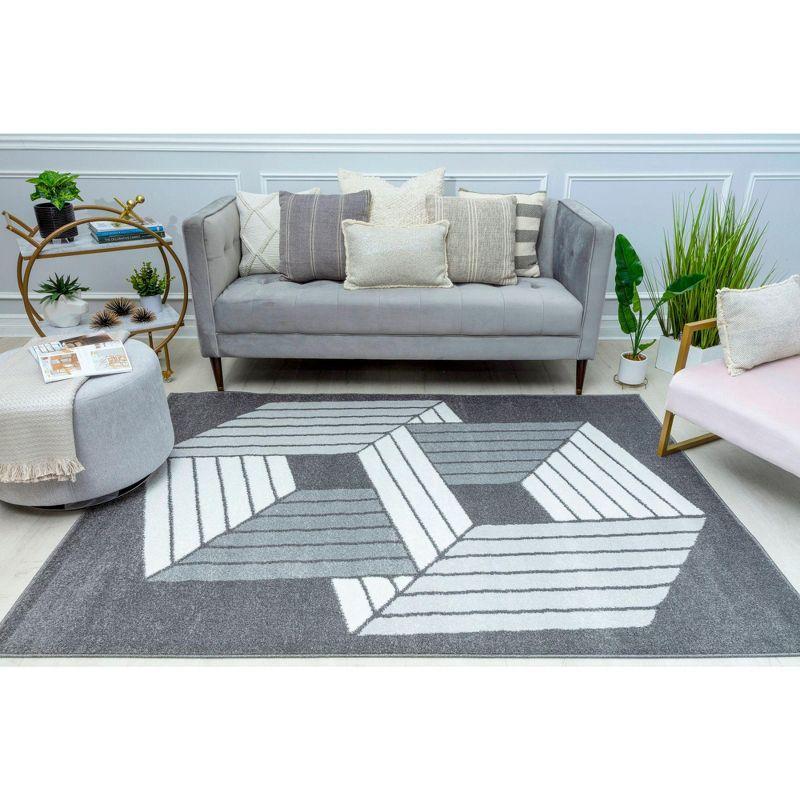 Mason Brooks Azalea AZ30A Contemporary Geometric Area Rug