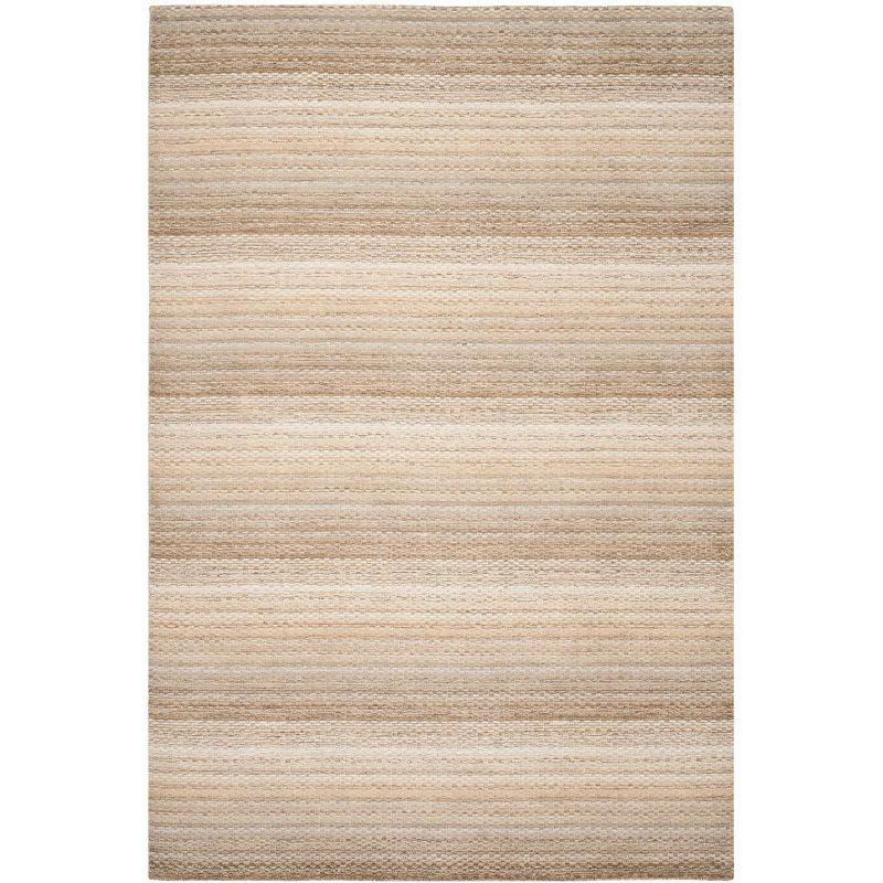 Himalaya Artisan Beige 6' x 9' Hand-Knotted Wool Area Rug