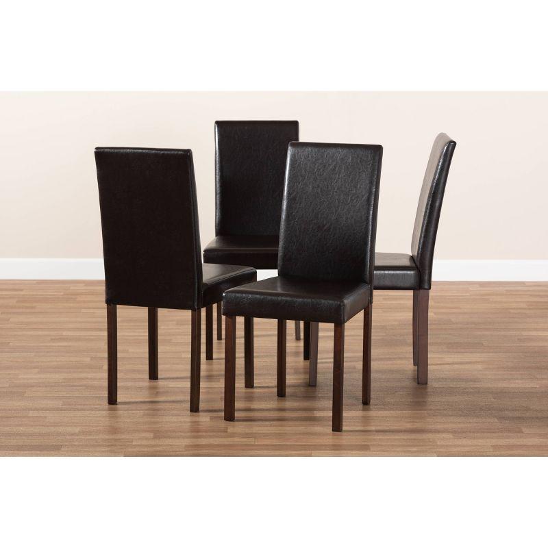 Faux Leather Upholstered Dining Chair