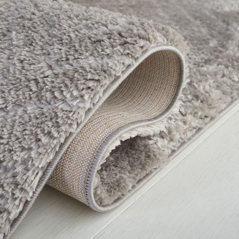 Tahoe Shag THO652 Power Loomed Indoor Area Rug - Grey - 8'x10' - Safavieh
