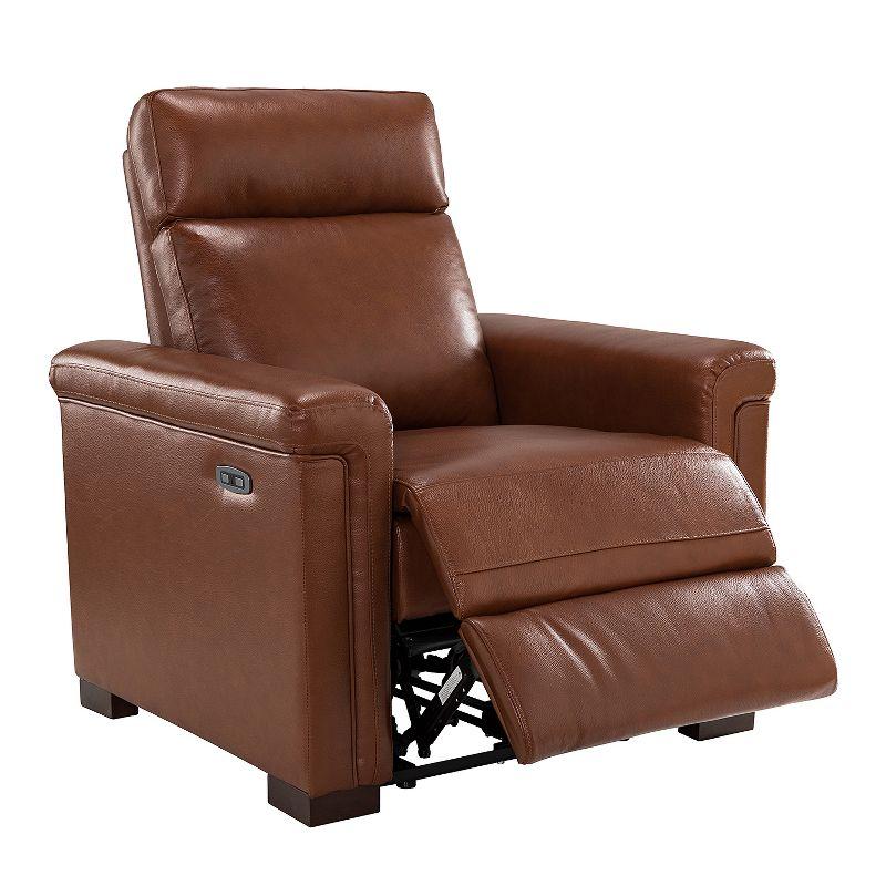 Adela 36.02" Wide Genuine LeatherPower Recliner