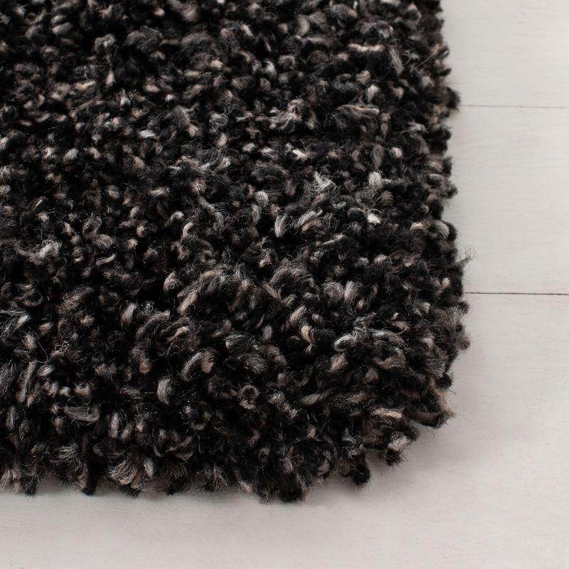 Evolution Shag EVO520 Power Loomed Area Rug - Charcoal - 4'x6' - Safavieh.