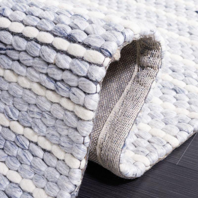 Marbella MRB207 Hand Woven Indoor Accent Rug - Blue/Ivory - 3'x5' - Safavieh