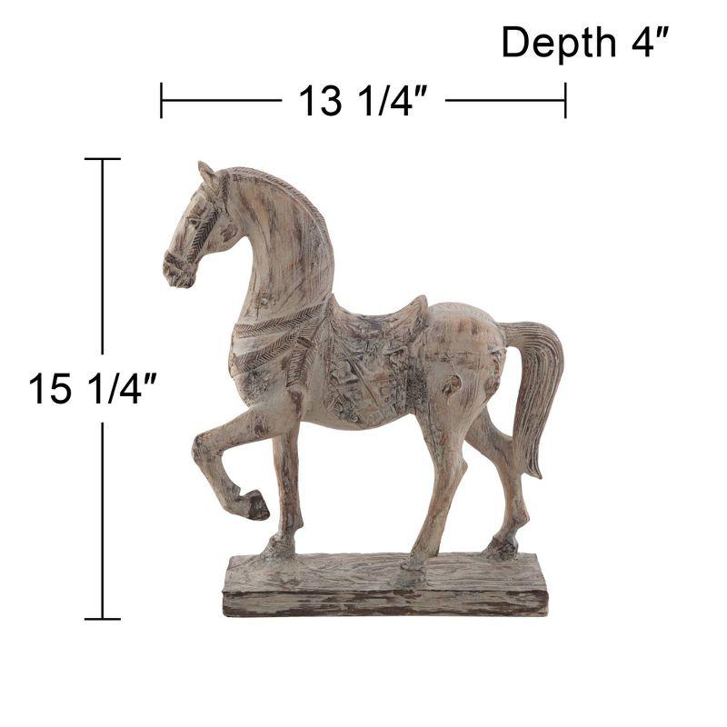 Kensington Hill Rustic Horse 15 1/4" High Statue