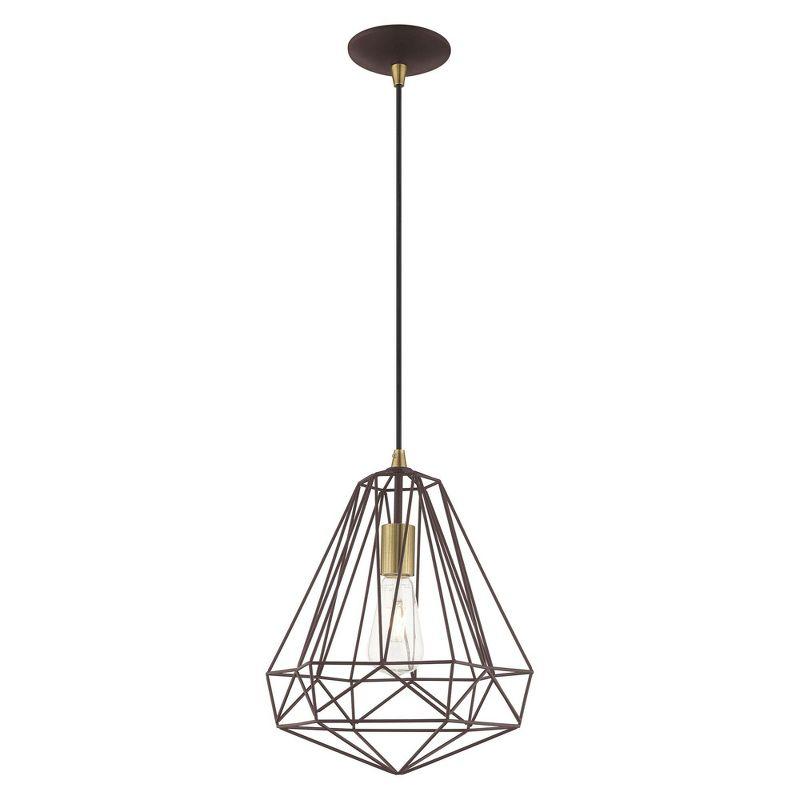 Livex Lighting Knox 1 - Light Pendant in  Bronze