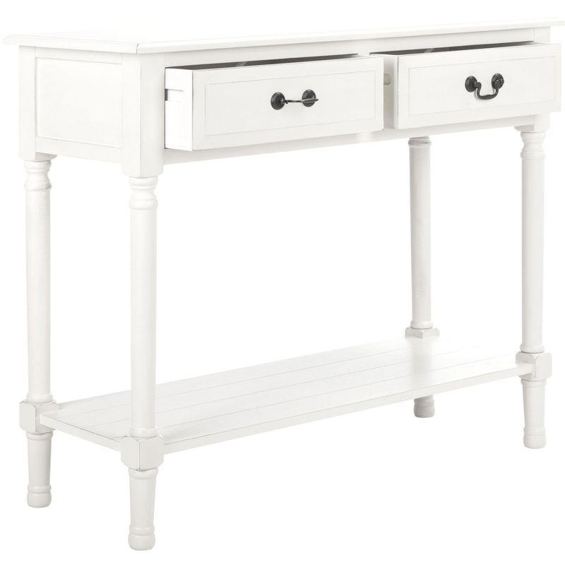 Primrose 2 Drawer Console Table - Distressed White - Safavieh