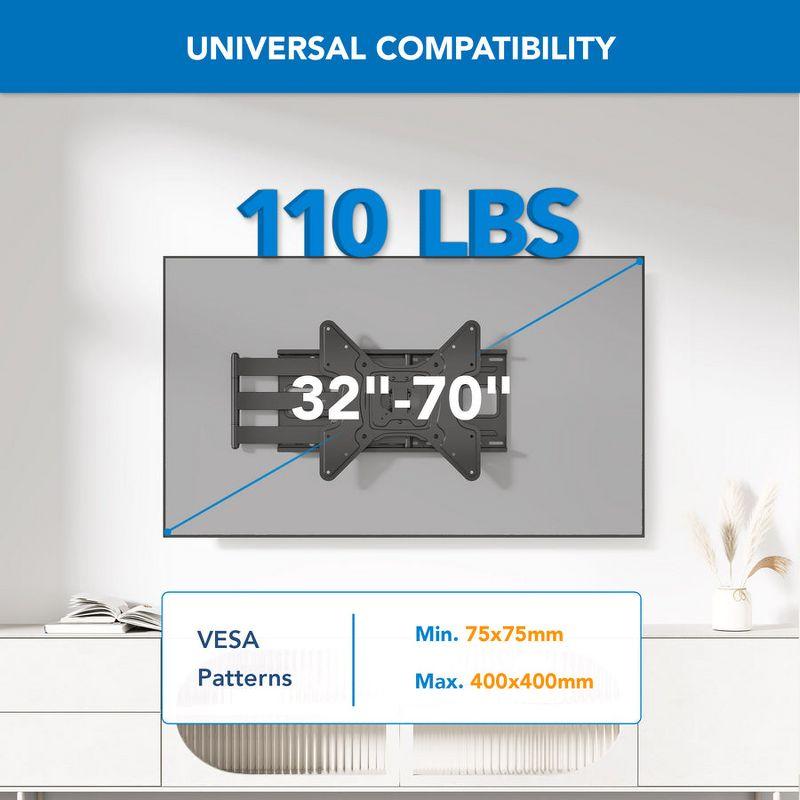 Mount-It Full Motion Extended Corner Long Arm TV Wall Mount |  40" Extra Long Reach Extension & Reviews | Wayfair