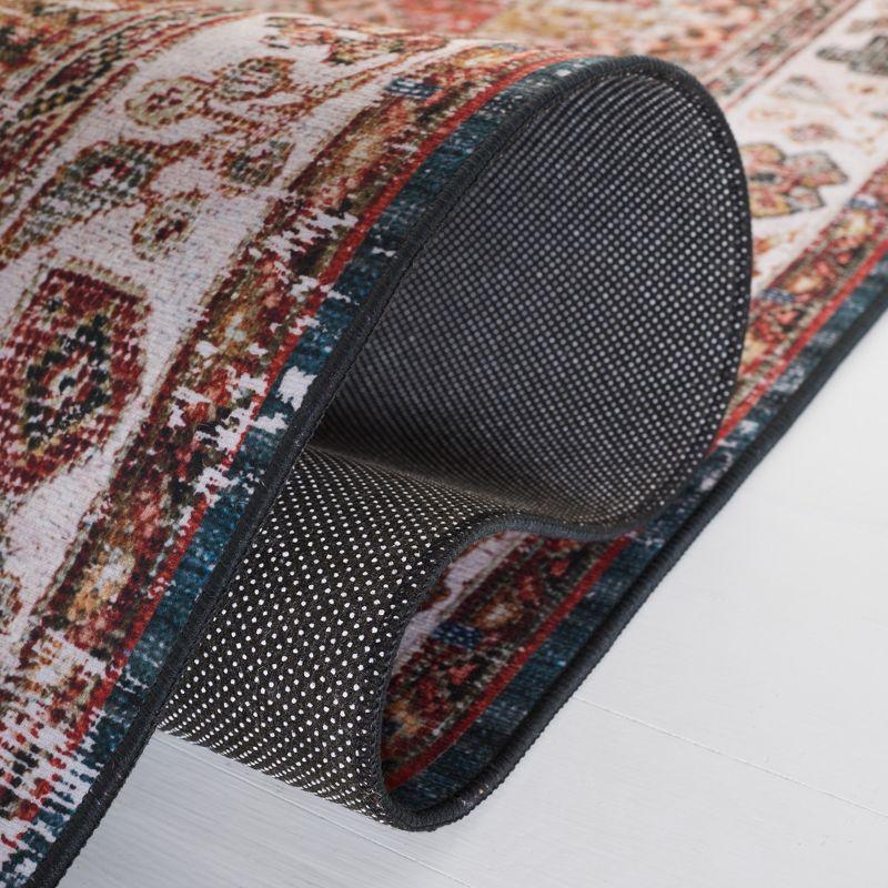 Tucson Vintage Persian TSN114 Power Loomed Machine Washable Skid-Resistant Indoor Area Rug - Ivory/Green - 8'x10' - Safavieh