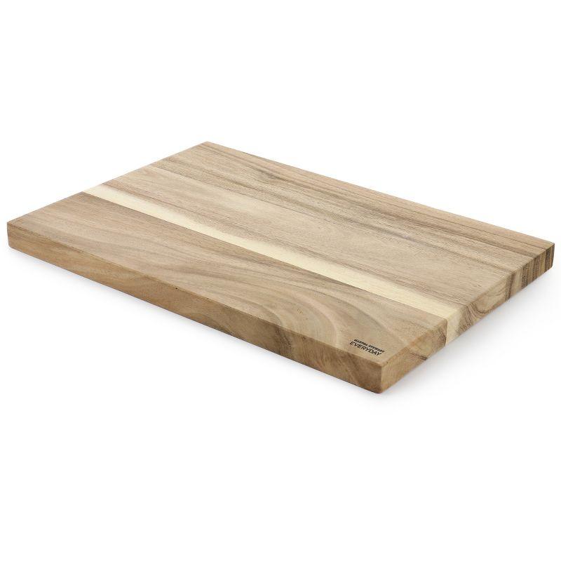 Martha Stewart Everyday Westhaven 18.9 x 12.8 Inch Rectangle Acacia Wood Cutting Board