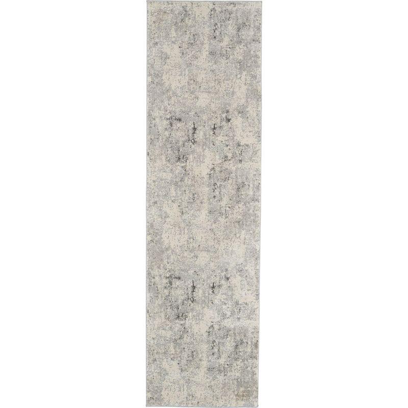 Nourison Rustic Textures Modern Indoor Area Rug Grey/Beige 2'2" x 7'6"