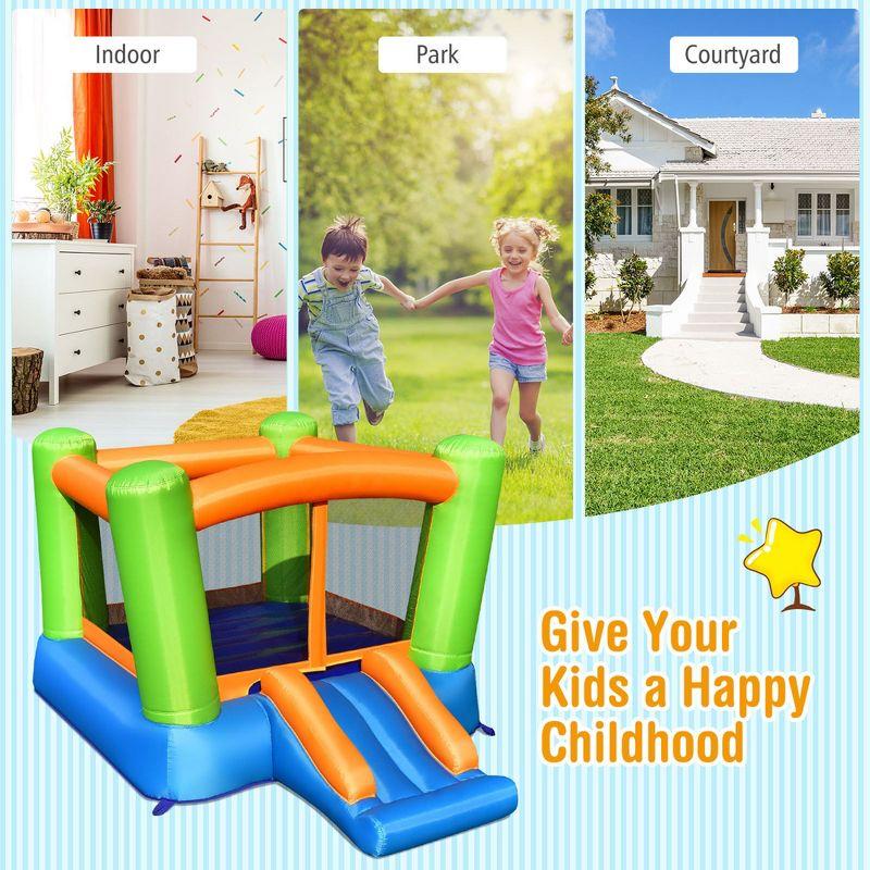 Costway Inflatable Bounce House Kids Jumping Playhouse Indoor & Outdoor Without Blower