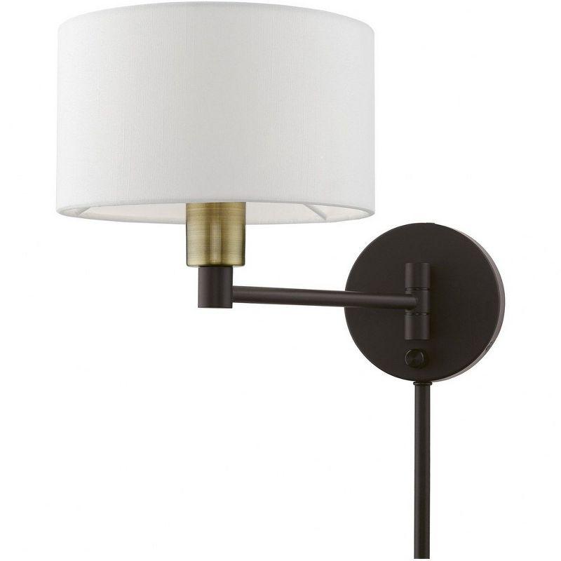 Livex Lighting 1 - Light Wall Light in  Bronze/Antique Brass