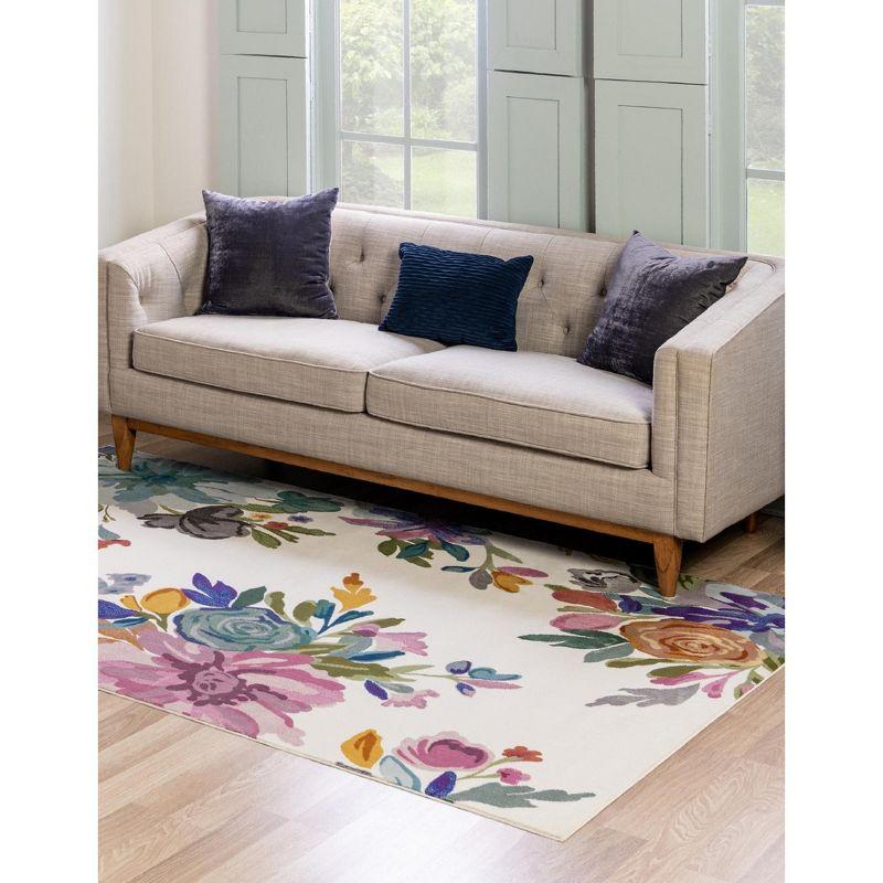 Unique Loom 10' 0 x 13' 1 Blossom Laura Area Rug