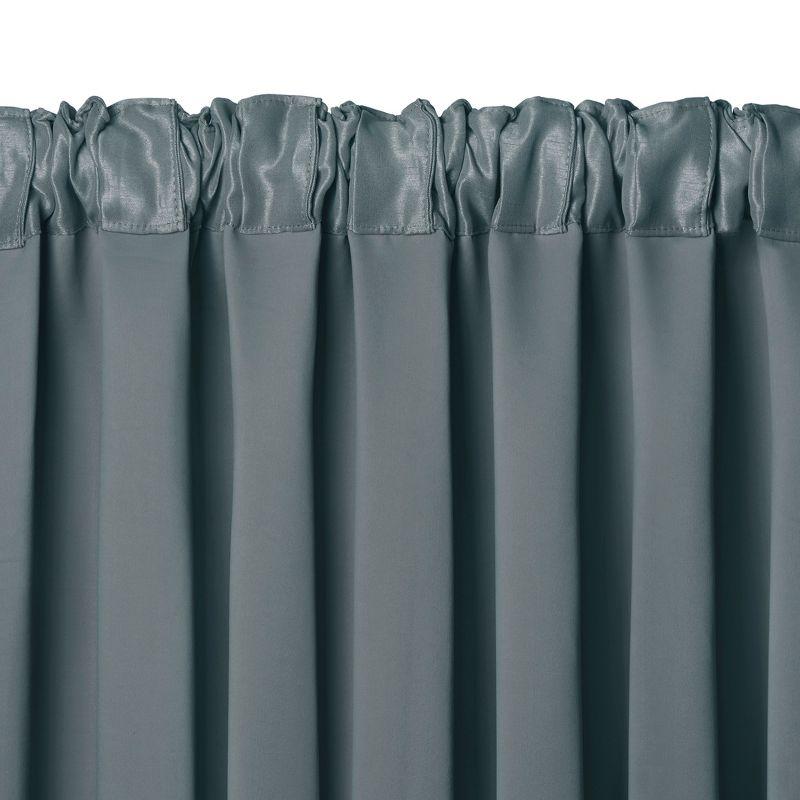 PALEYI 52" x 36" All Seasons Waterfall Window Valance
