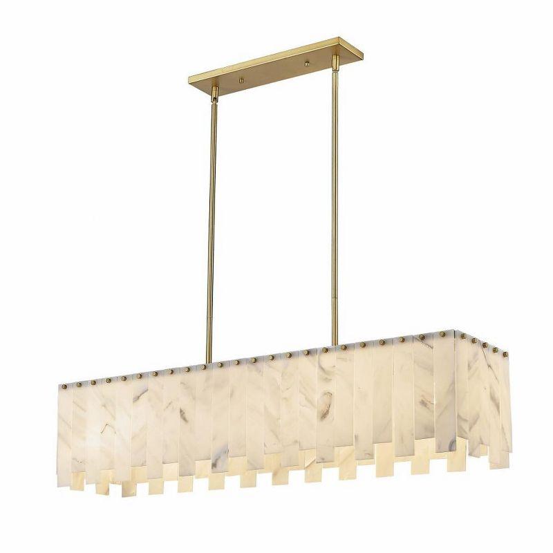 Z-Lite Viviana 7 - Light Island Pendant Light in  Rubbed Brass