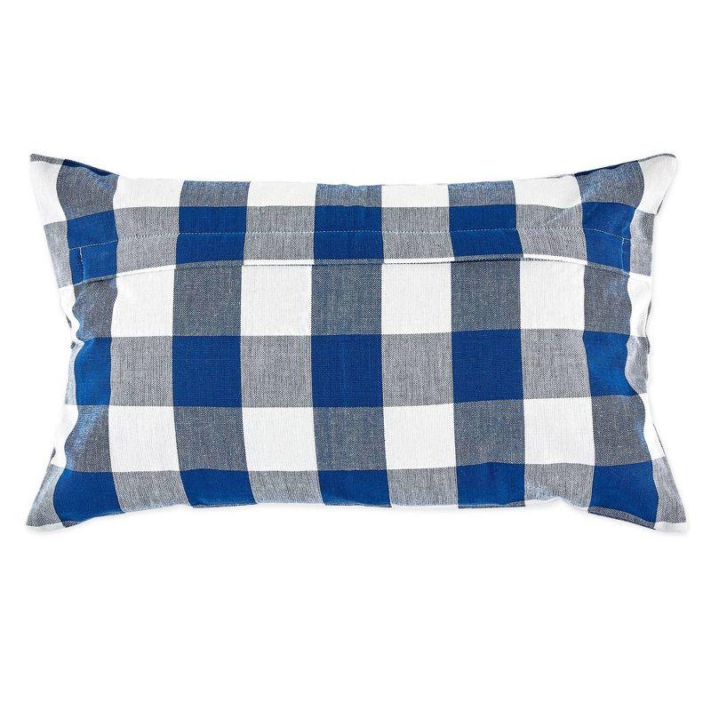 4pk Assorted Throw Pillow Covers Navy/Off White - Design Imports